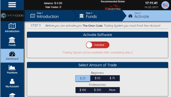 Orion Code Trading Software Review