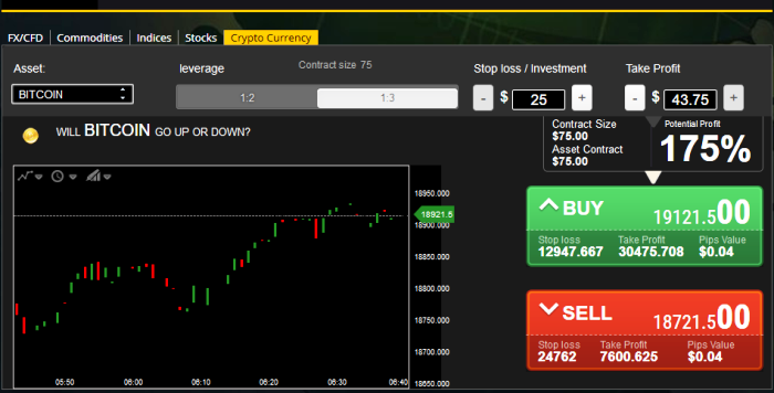 TOROption Bitcoin Trading Platform