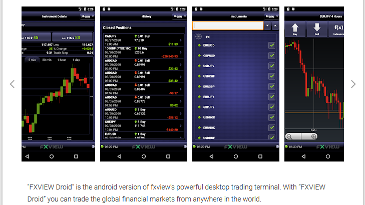 FXView Trading App